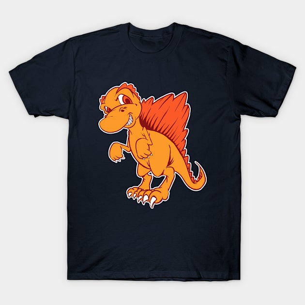 Spino cartoon T-Shirt by jdubeart